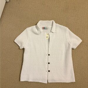 White Button-Up Shirt